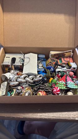 Mixed Lot of toys, pins, jewelry, and more