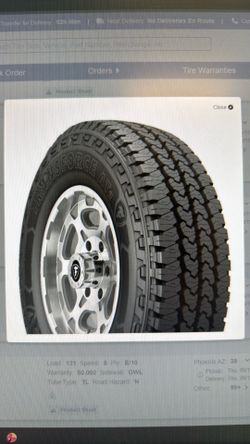 LT245/75R17 Firestone Transforce AT2