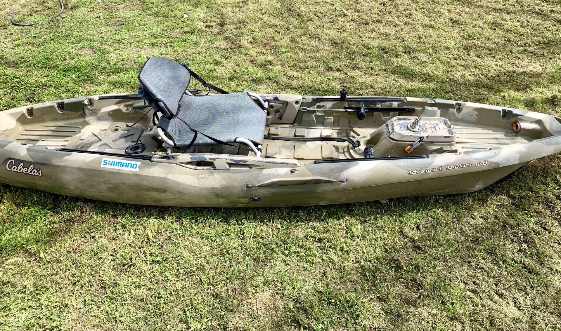 Cabelas Advanced angler 120 12’ kayak for Sale in Kyle, TX OfferUp