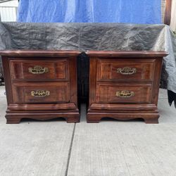 Pair Nightstands