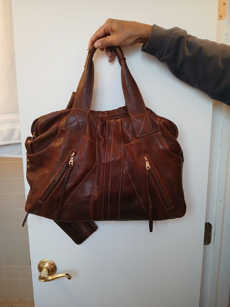 Ladies Andrew Marc Leather Shoulder Bag
