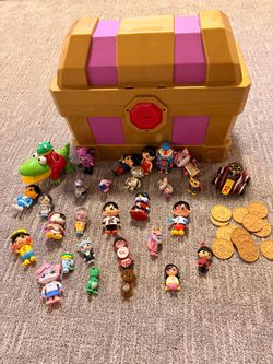 Ryan's World Large Toy Lot with pink Storage treasure chest