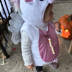 Unicorn Kids Costume,  Fits 18 month - 2t