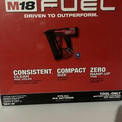 M18 FUEL 18-Volt Lithium-Ion Brushless Cordless Gen II 16-Gauge Angled Finish Nailer (Tool-Only