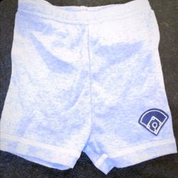 New Baby & Toddler Boys Size 18 Months Carter’s Blue Baseball Knit Shorts
