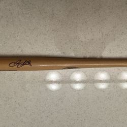 Gavin Sheets Autographed Louisville Slugger Mini Bat