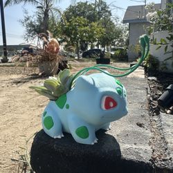3.5” Bulbasaur 3D PLA Print & Succulent Plant