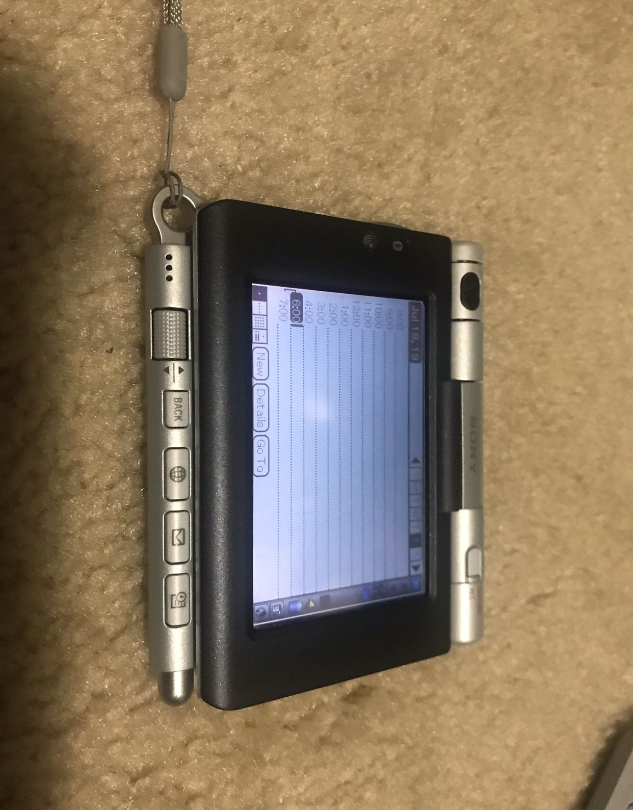 Sony Clie PEGUX50/U Personal Entertainment Organizer Palm Powered PDA