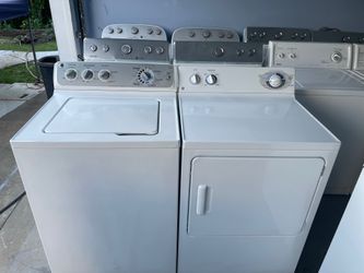 GE washer and dryer