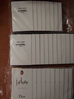  chanel paris and Dior eau de perfume 10 for $38.00