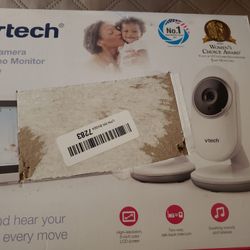 VTech VM350-2 Video Monitor with Battery supports 12-hr Video-mode, 21-hr Audio-mode, 5" Screen, 2 Cameras, 1000ft Long Range, Bright Night Vision, 2-