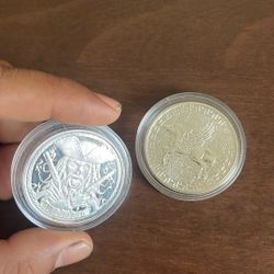 Blackbeard And Pegasus Generic Silver Rounds 