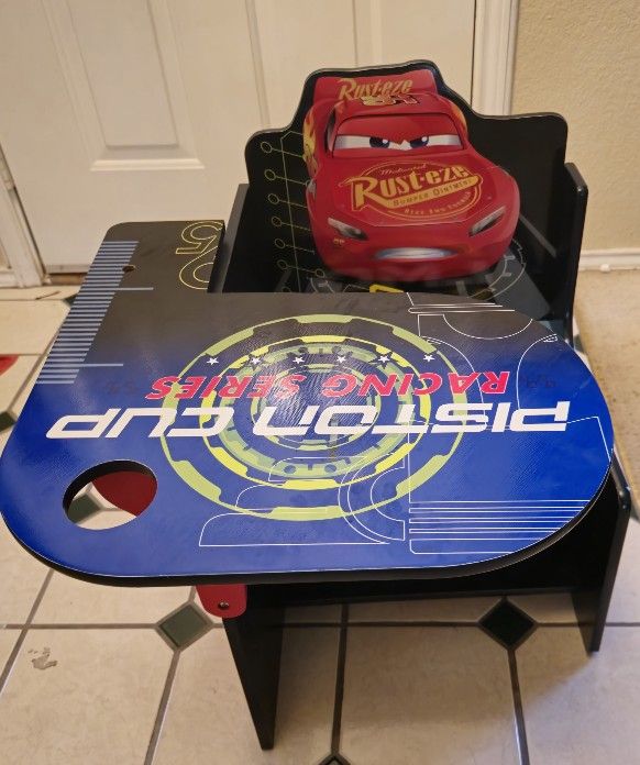 Lightning McQueen Desk. Good For Ages 3-4