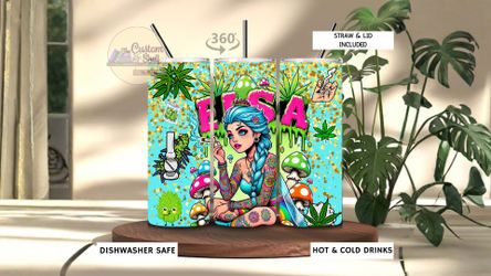 Elsa 420 Friendly 20 Oz Stainless Steel Tumbler (READ DESCRIPTION)