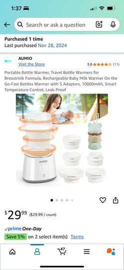 Baby Bottle Warmer