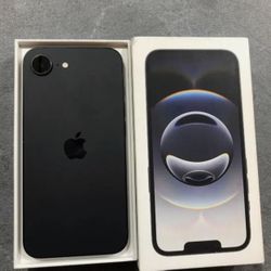 iPhone 16E Black Unlocked 128gb With Box 