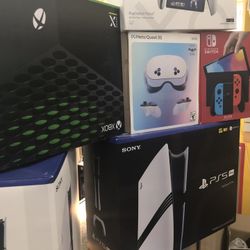 Ps5 Disc Xbox X Nintendo Switch Oculus Quest3 New Sealed Sealed No Credit Needed Pay Down Only