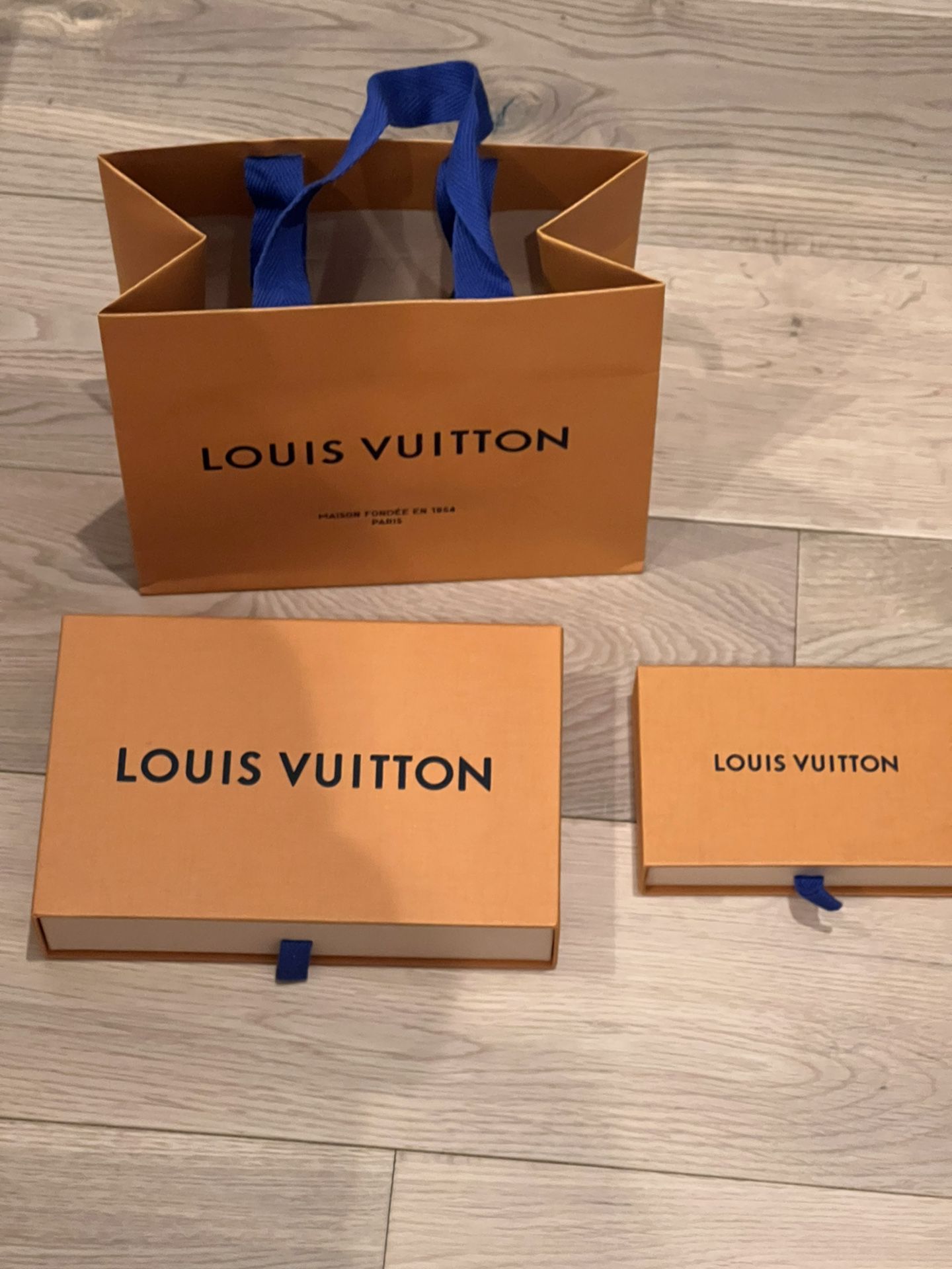 Louis Vuitton Box and Paper Bag 