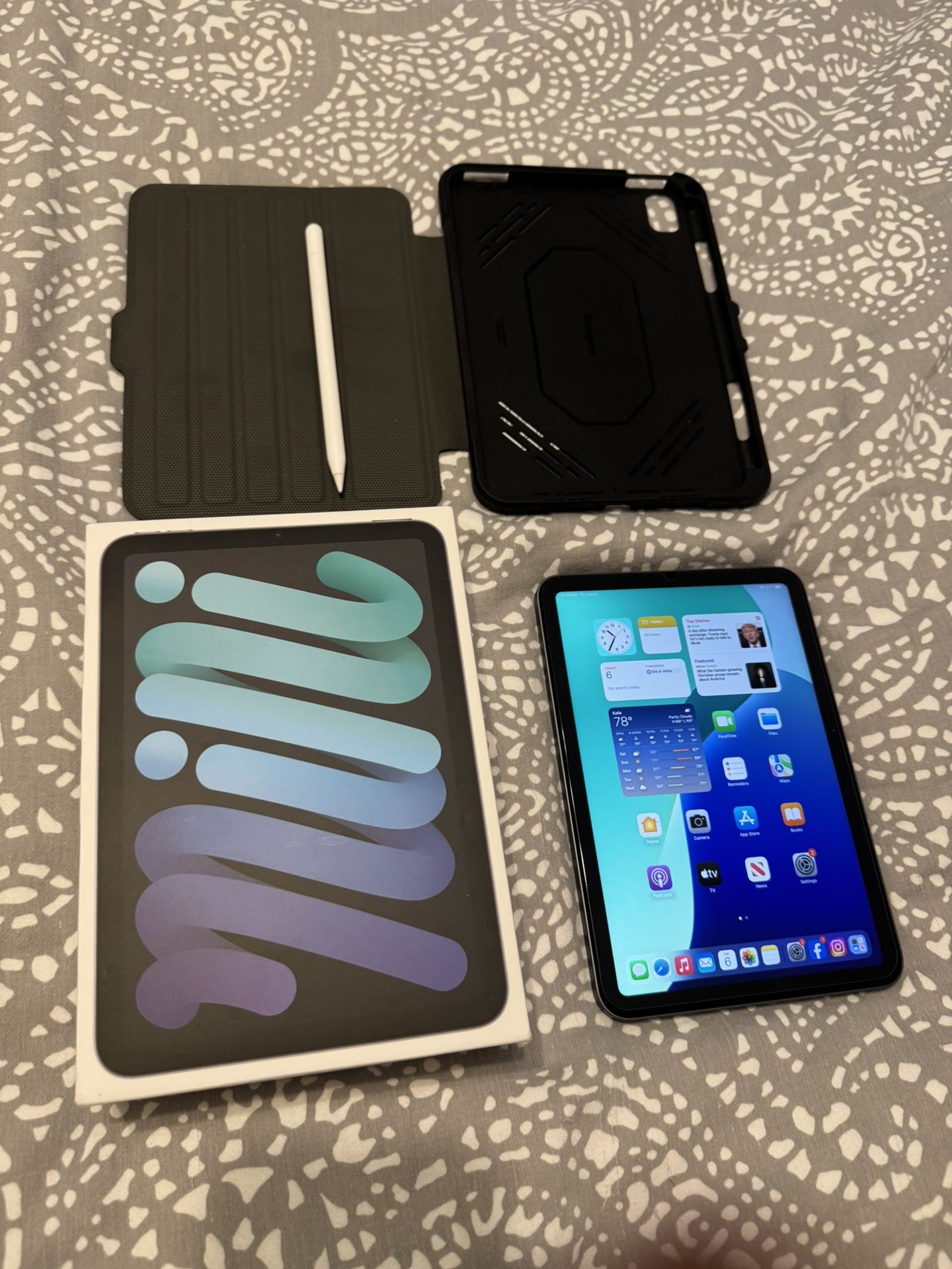 iPad mini 6 (64GB Wi-Fi) + Apple Pencil 2 + Full Accessories
