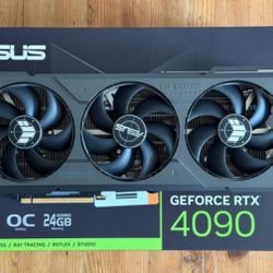ASUS RTX 4090 TUF OC Graphics Card, 24GB GDDR6x, NVIDIA, GeForce