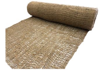 Jute Erosion Control, Soil Saver Mesh Blanket - 48" Wide x 20 Yards