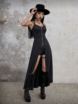 XS ROMWE BLACK DRESS