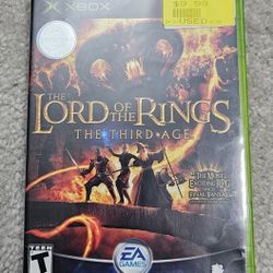 The Lord Of The Rings The Third Age Xbox Game CIB