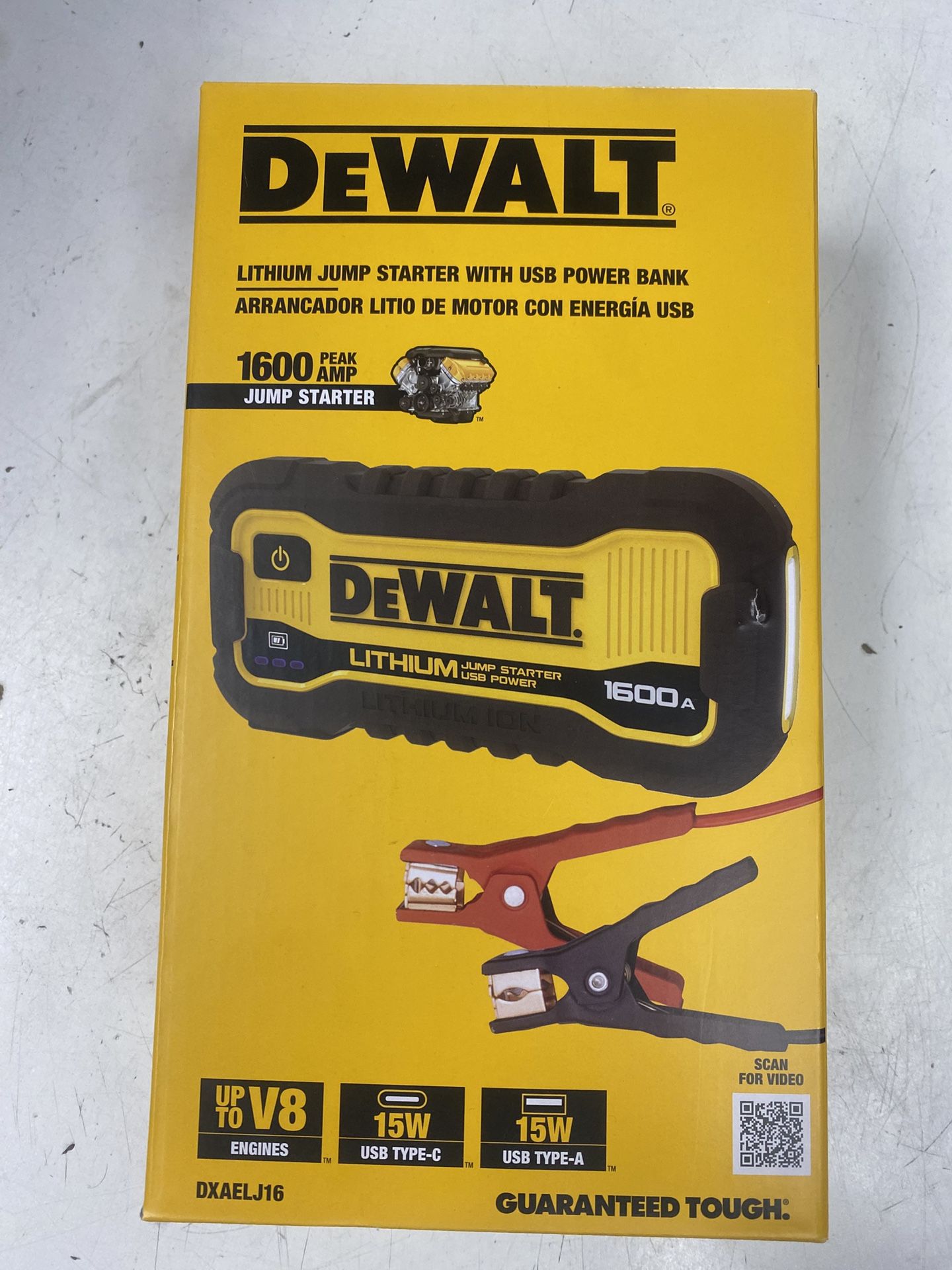 DeWalt Jump Starter With USB Power Bank