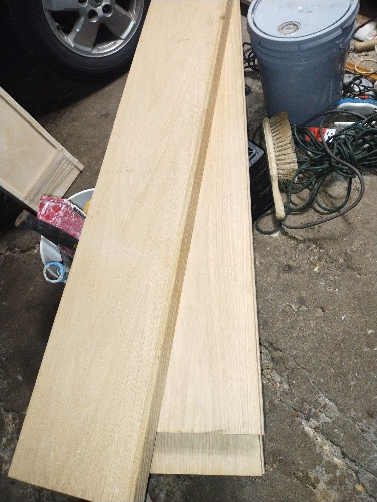 Wood Floadig. Shelves 5f Long 10" W 2" Tick 39 " X 10" W 12" X38 " Long