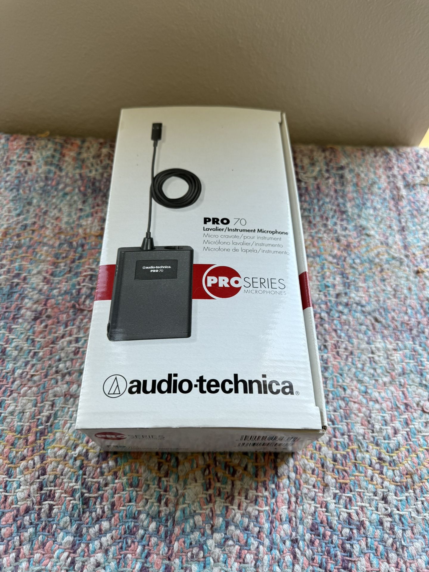 Audio Technica Pro70 Lavalier/Instrument Mic-New
