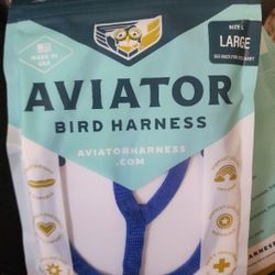 Large Aviator Harness for birds weighing (contact info removed) grams: Lg. Macaws, Cockatoo Leash For Outdoor 