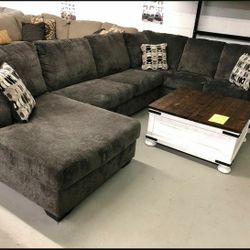 Ballinasloe Smoke RAF Sectional /couch 1199