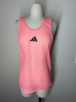 Adidas Women’s Neon Pink Mesh Athletic Tank Top