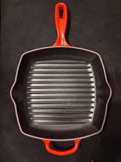 Lecreuset cast iron square grill iron