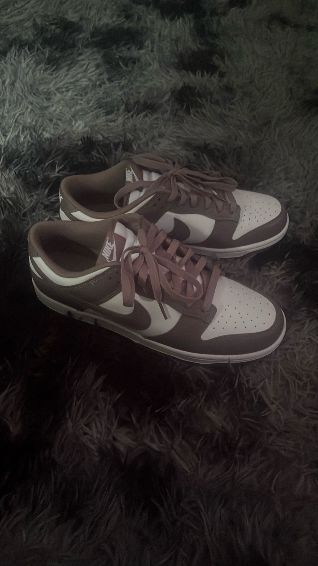 Nike Dunks Purple Leather X White