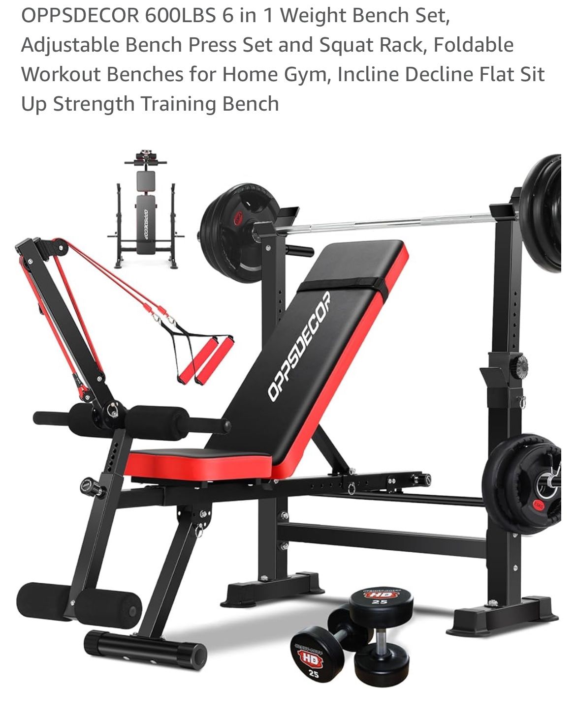 New In Box Weight Bench