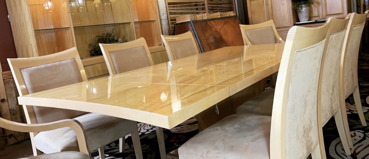 Giorgio Collection Custom Dining Table+Chairs+China Cabinet