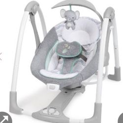 Ingenuity Power Adapt Portable Baby Swing - Swell  Open box item not in the original box