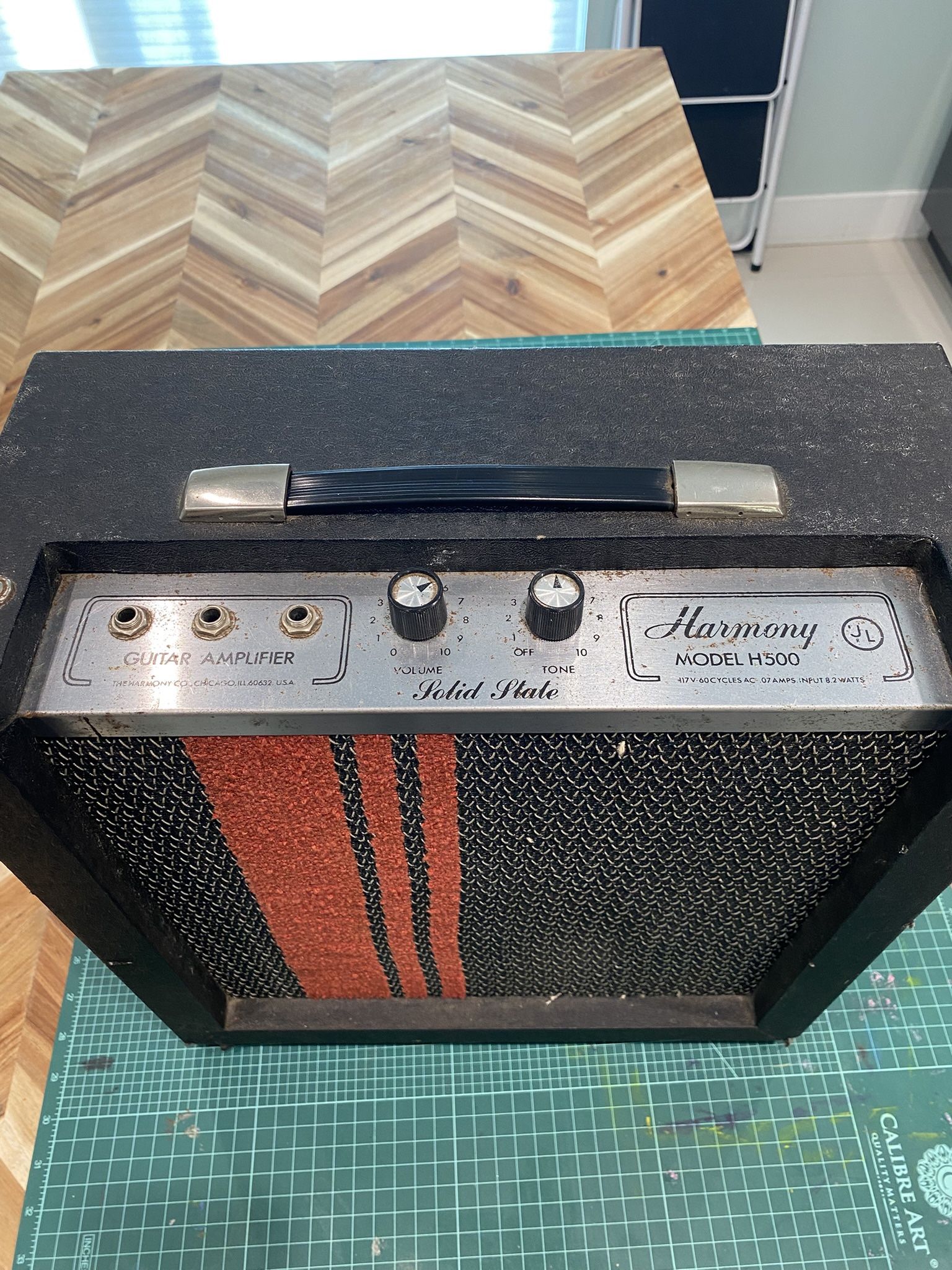 Late 60s Harmony H500 Solid State Amp