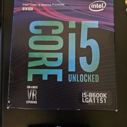 i5 8600k