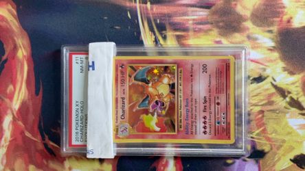 PSA 8 Charizard 2016 Pokémon XY holo evolutions