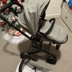 Pottery Barn Doll Stroller 3 In 1 - Excellent condition 