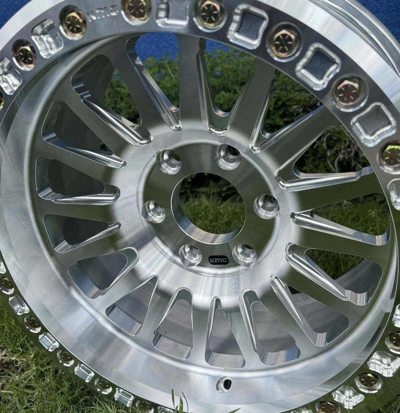 Kmc 445 Beadlock 17x9 -12 Offset 5x5 Jeep 6x139.7 Chevy / Gmc / Tacoma  6x135 Ford Fitment??? 