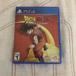 DBZ Kakarot game Ps4