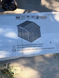6ft x 8ft Storage Shed