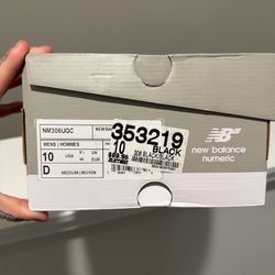 Black New Balance Numerics 