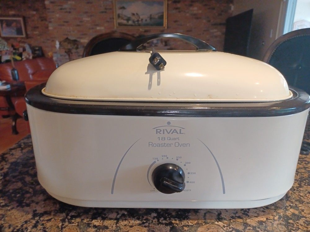 18 Qt. Turkey Roaster Oven With Buffet Server Final Reduction