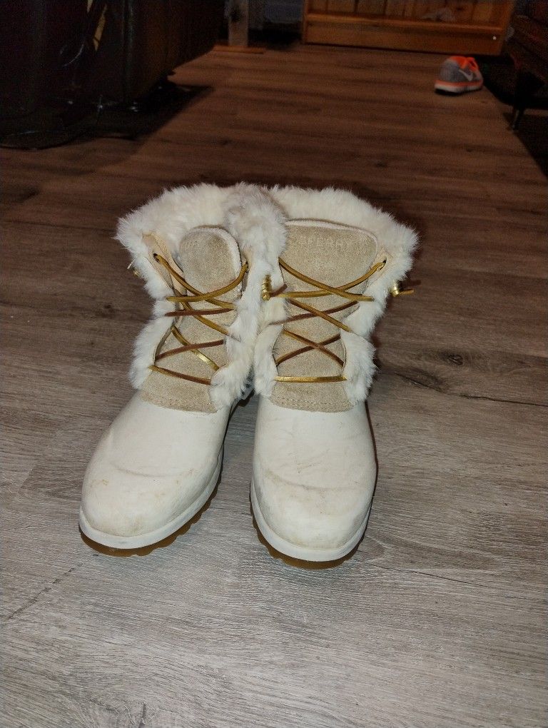 Size 8 M Women's Sperrys Faux Fur Boots