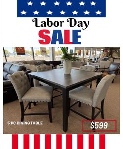 5 PC DINING TABLE
