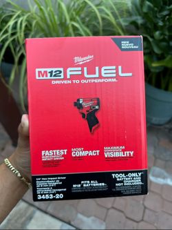 Milwaukee M12 FUEL 12V Lithium-Ion Brushless Cordless 1/4 in. Hex Impact Driver (Tool-Only)